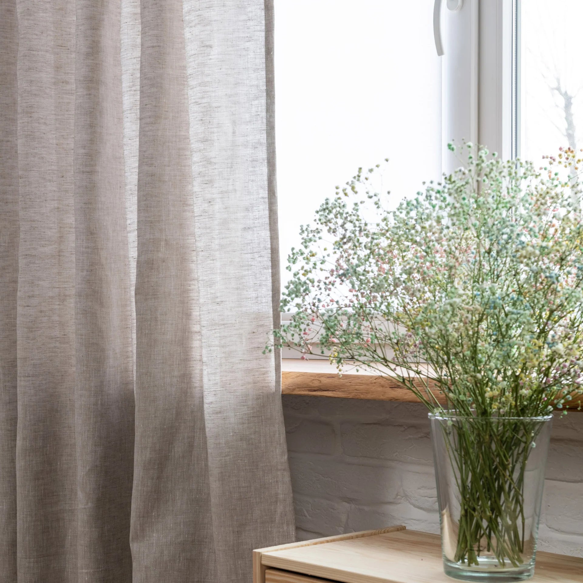 Unlined Curtains