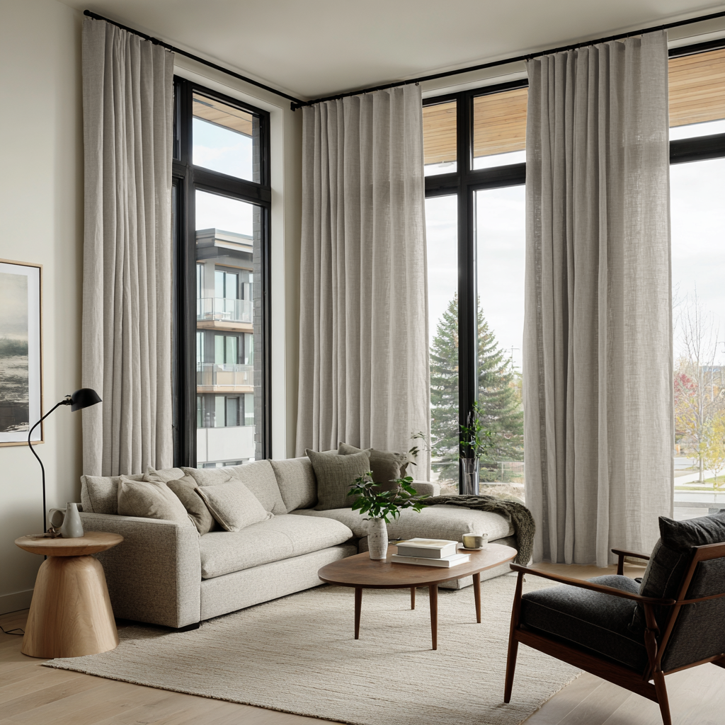 Custom Linen Curtains