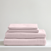 Dusty Pink Linen Sheet Set