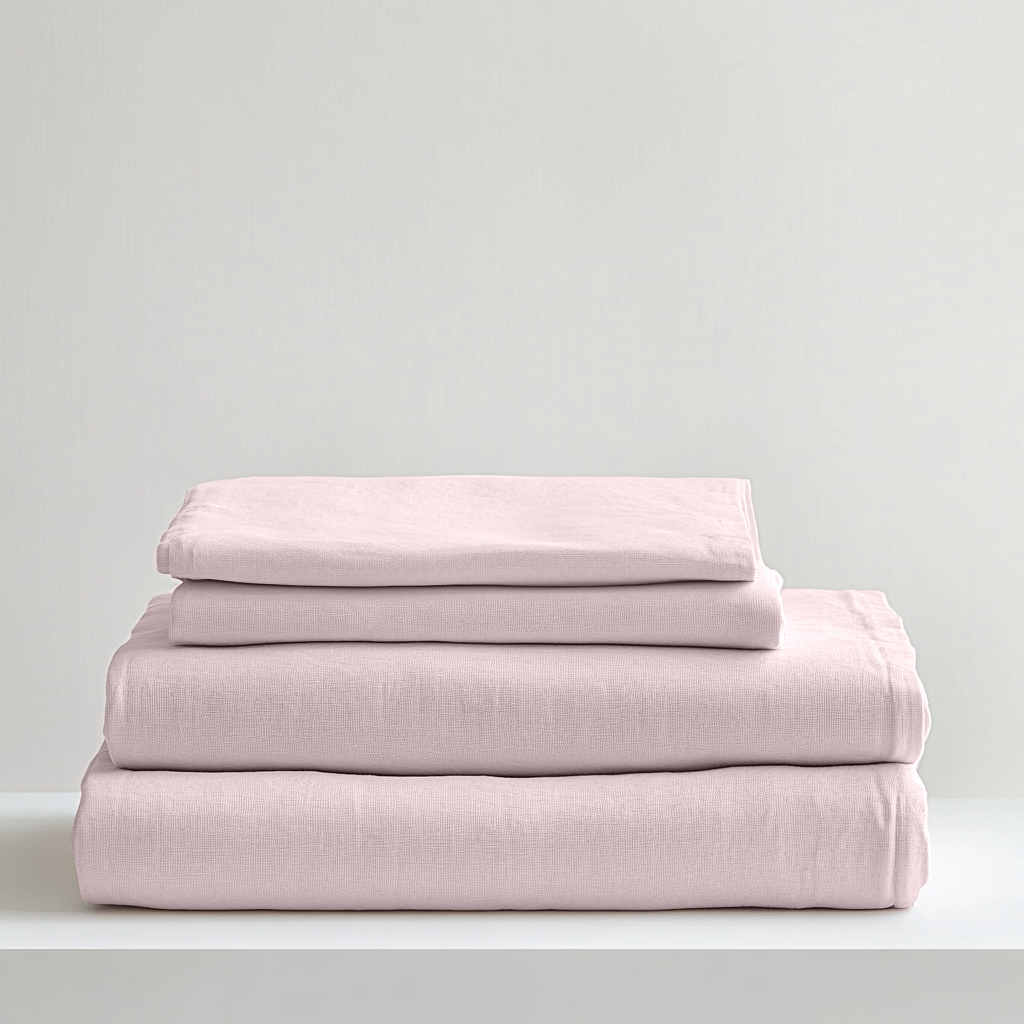 Dusty Pink Linen Sheet Set