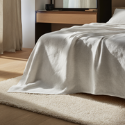 Heavy Weight Off-White Linen Sheet Set