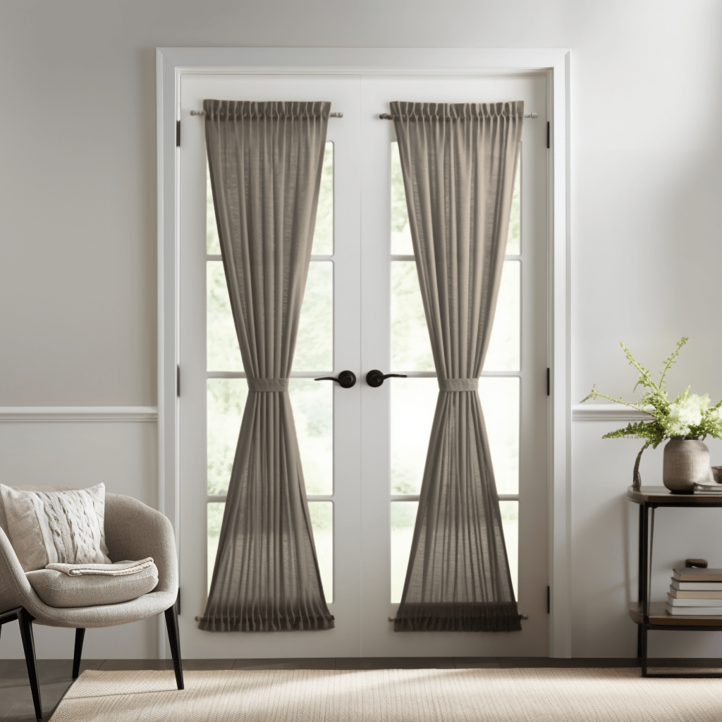 Heavyweight Linen French Door Curtain