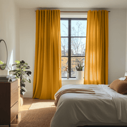 Mustard Yellow Bedroom Curtains