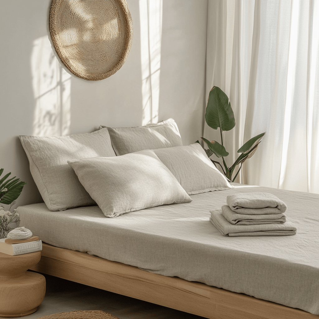 Natural Linen Fitted Sheet