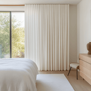 Off-White Ivory Bedroom Curtains