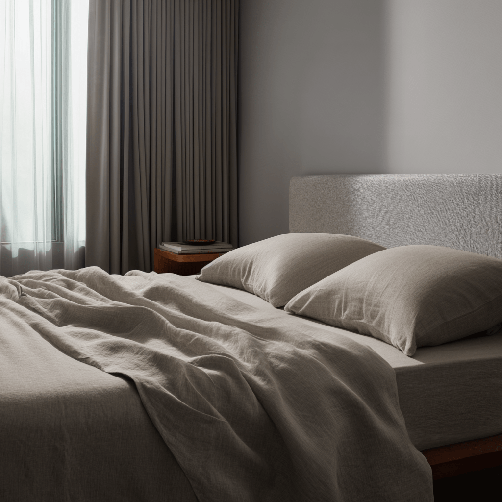 Natural Washed Linen Extra Deep Pocket Fitted Sheet Set