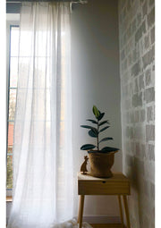 White Linen Sheer