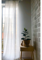 White Linen Sheer