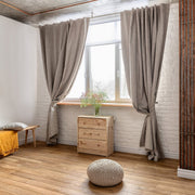 Thermal Linen Curtains, Color: Natural
