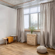Unlined Natural Color Curtains