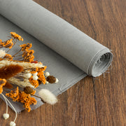 Dim Grey Linen Fabric by the Yard - 100% French Natural - Width 52”