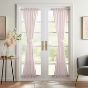 Dusty Pink Linen Fabric Curtains Example
