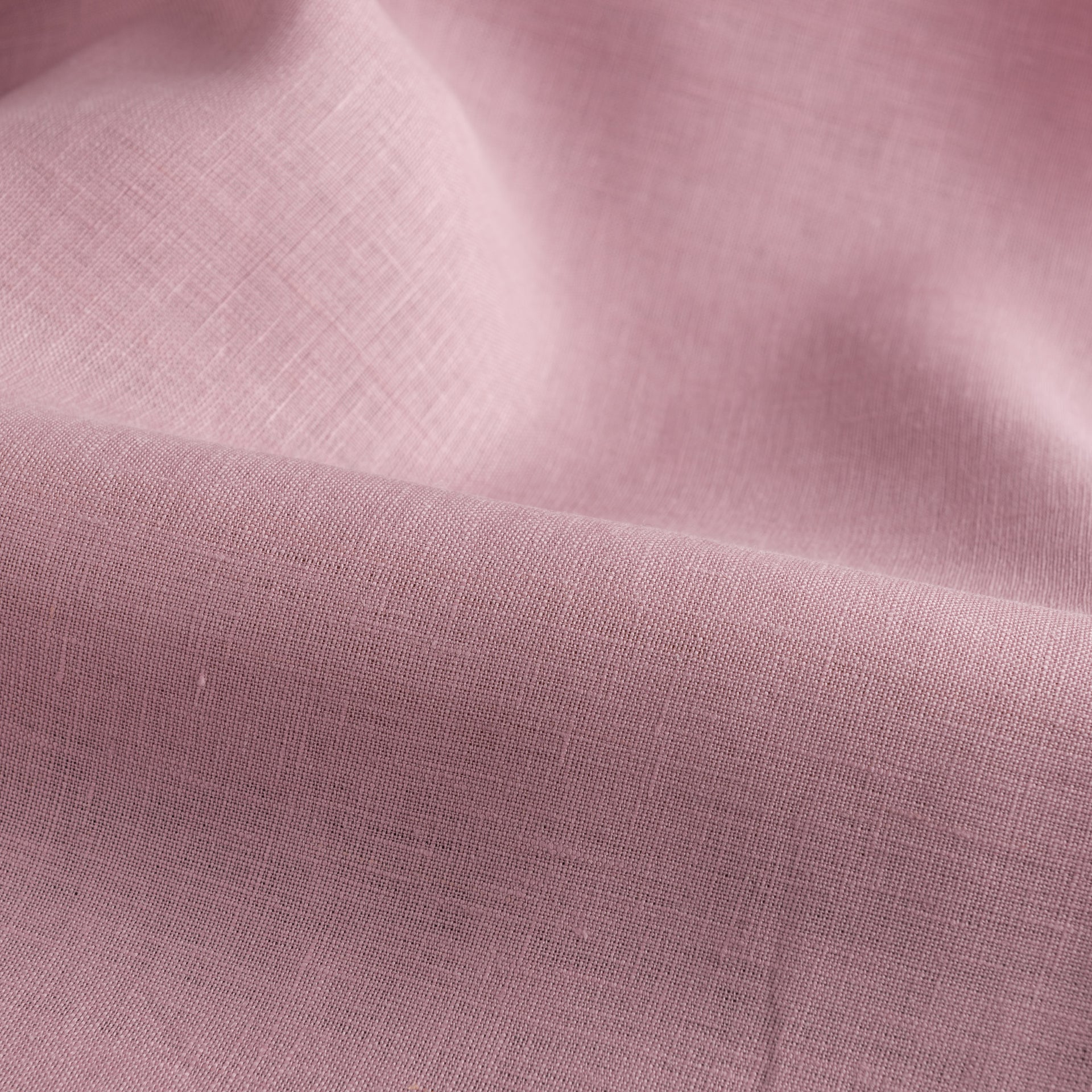 Dusty Rose Linen Fabric by the Yard - 100% French Natural - Width 52”- 106”