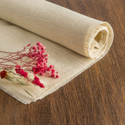 Ecru Heavy Weight Linen Fabric by the Yard - 100% French Natural - Width 52”