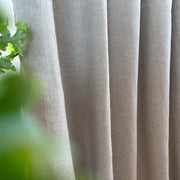 Linen Blackout Curtains, Color: Natural
