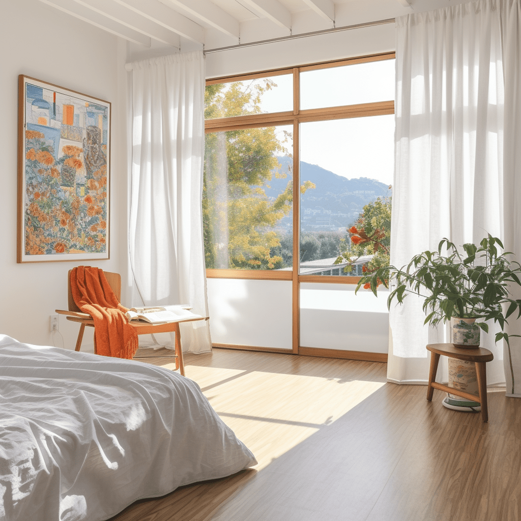 Linen Curtain for Bedroom with Cotton Lining and Rod Pocket - Privacy Linen Drapery with Custom Width