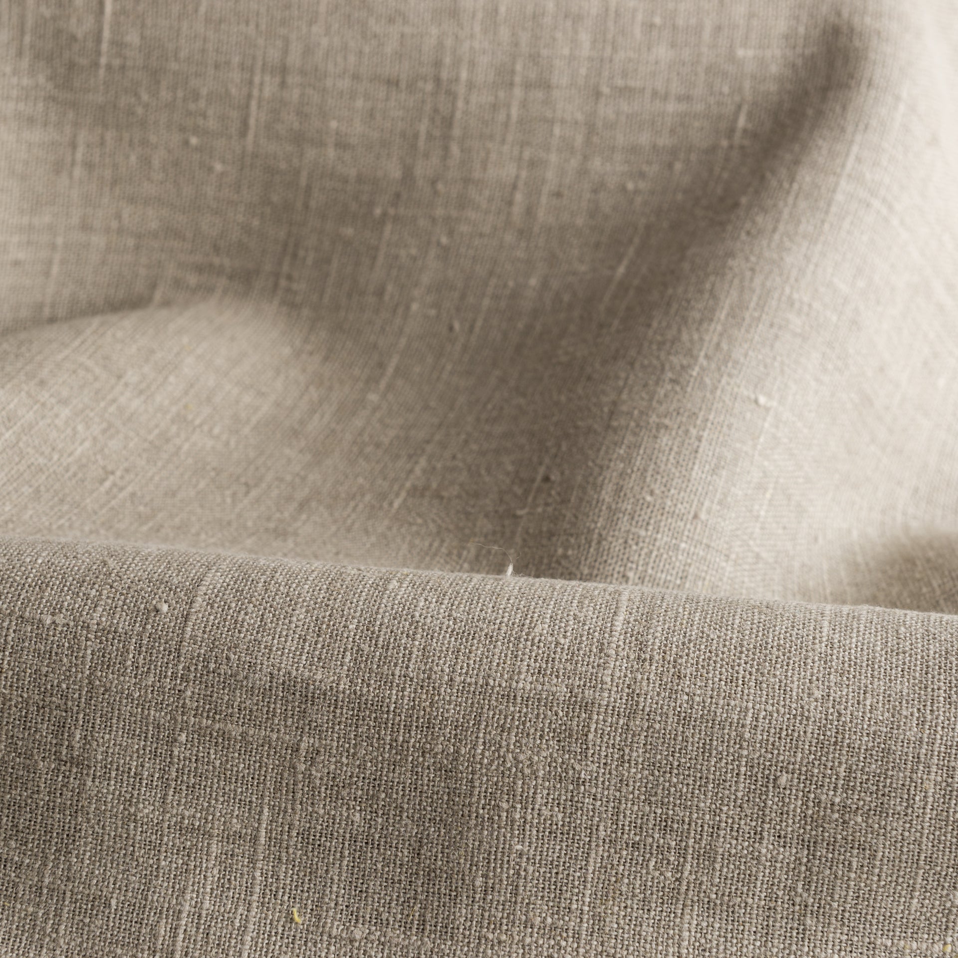 Natural Heavy Weight Linen Fabric by the Yard - 100% French Natural - Width 52”- 106”