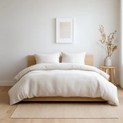 Off-White Fabric Bedding Example