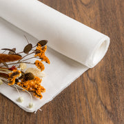 Off-White Medium Weight Linen Fabric by the Yard - 100% French Natural - Width 52”- 106”