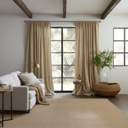 Rod Pocket Curtain Panel, color: Natural