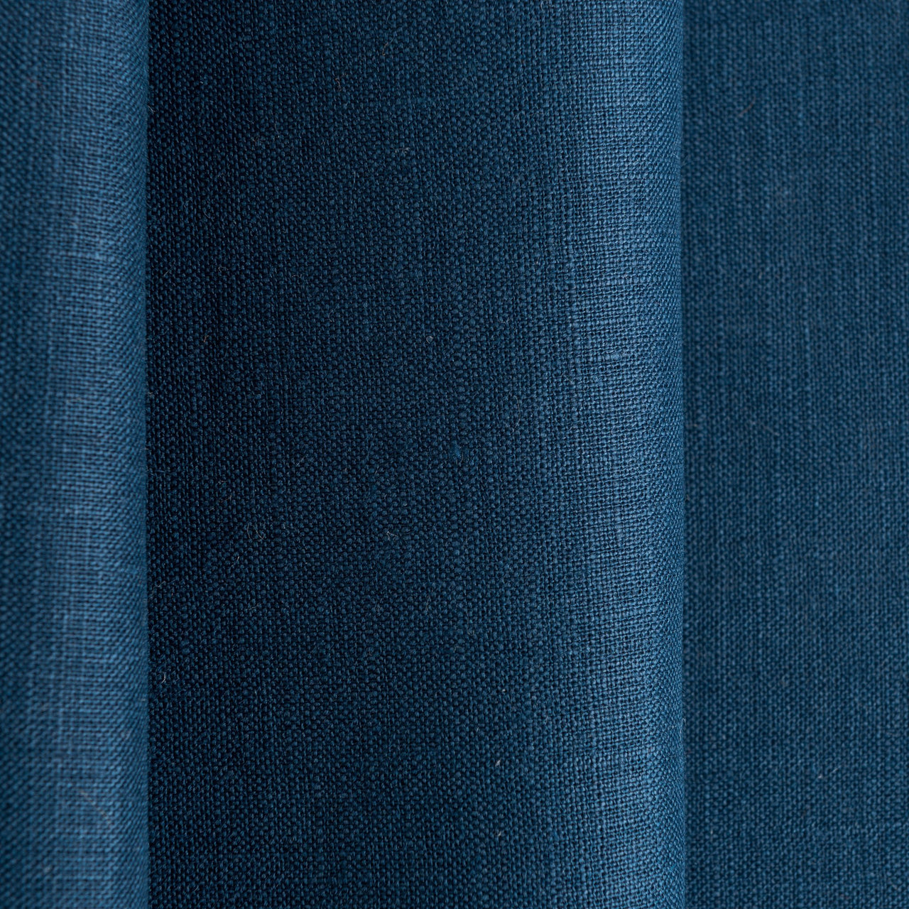 Royal Blue Linen Fabric by the Yard - 100% French Natural - Width 52”- 106”