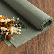 Asparagus Linen Fabric by the Yard - 100% French Natural - Width 52”