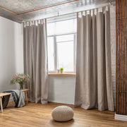 Linen Blackout Curtains @Heading: Blackout 80% Darkening