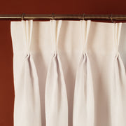 Heading of Triple pinch pleat linen curtain