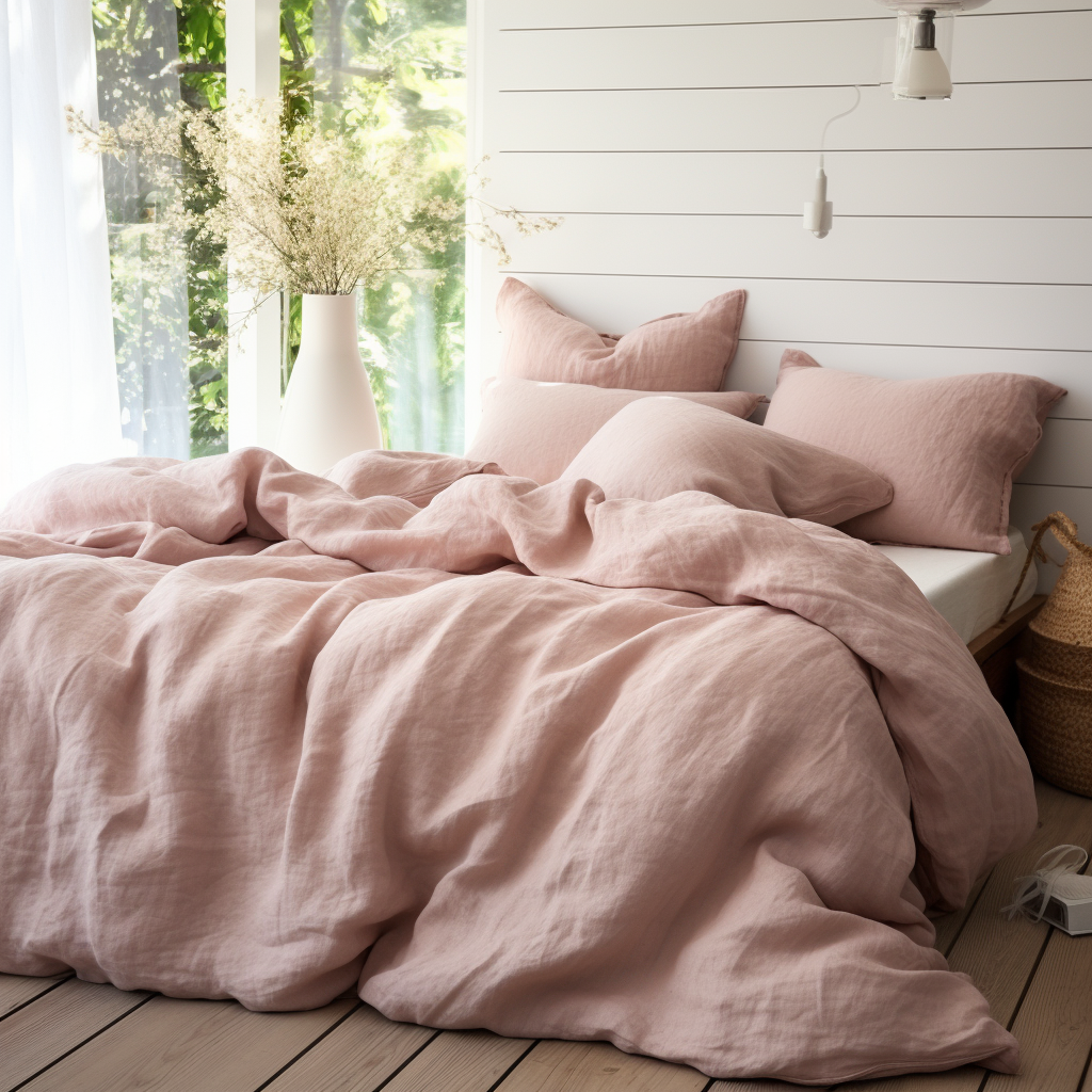 Outlet Pink Duvet Set, Full/Queen