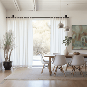 Tab Top Linen Curtain