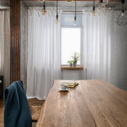 White Linen Curtains