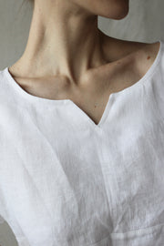 Linen White Tunics