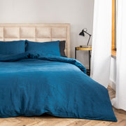 Blue Linen Bedding
