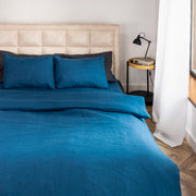 Blue Linen Bedding