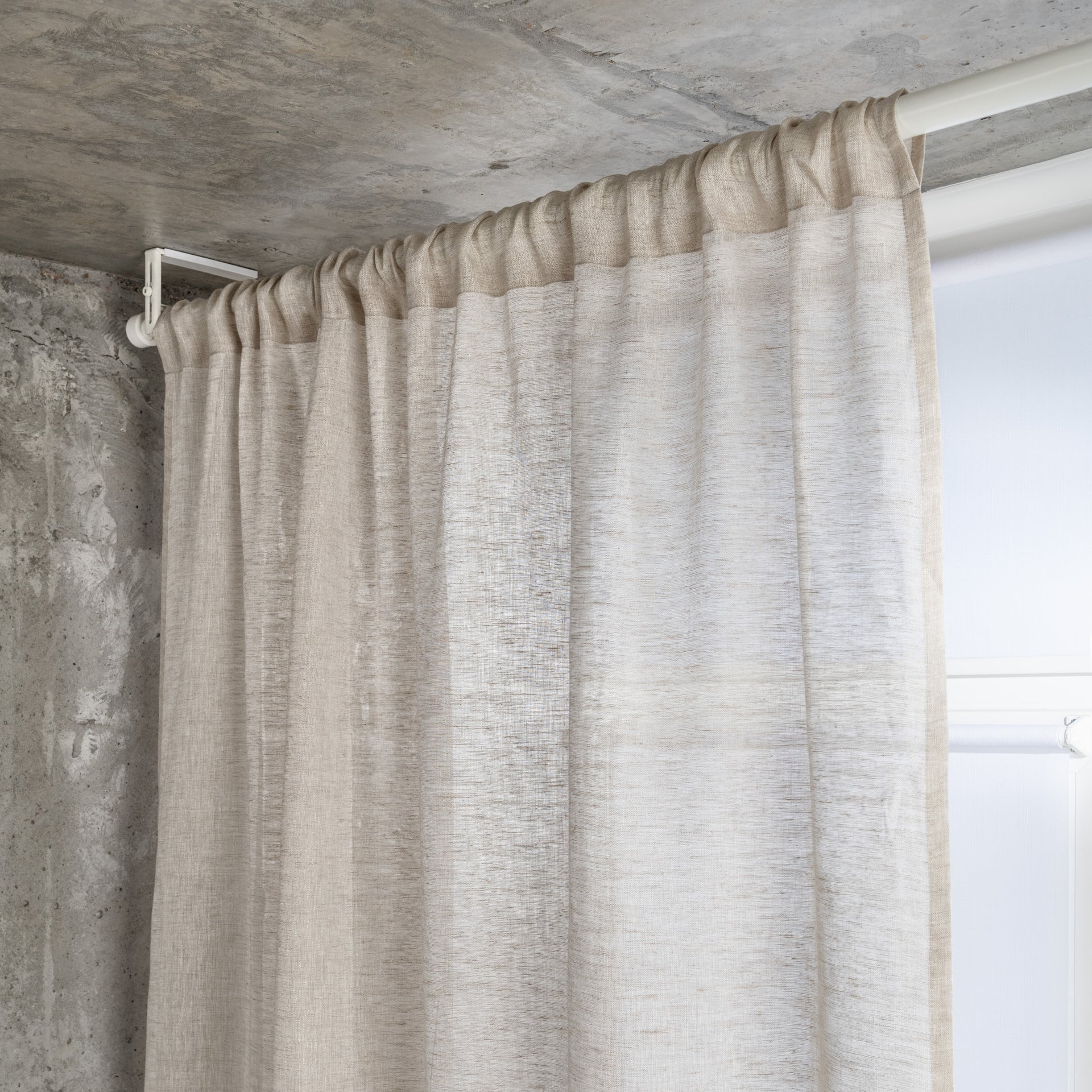 Sheer Curtain in Natural