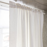 White Curtain with 50% Blackout