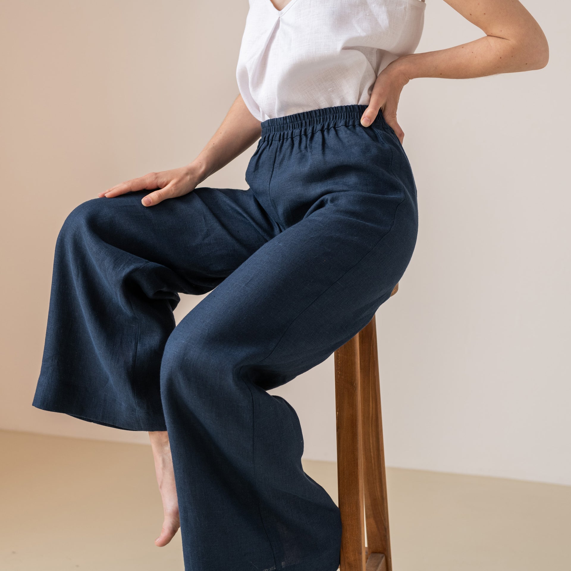 Kimono Linen Pants 