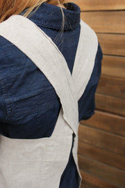 Linen No-Tie Cross Back