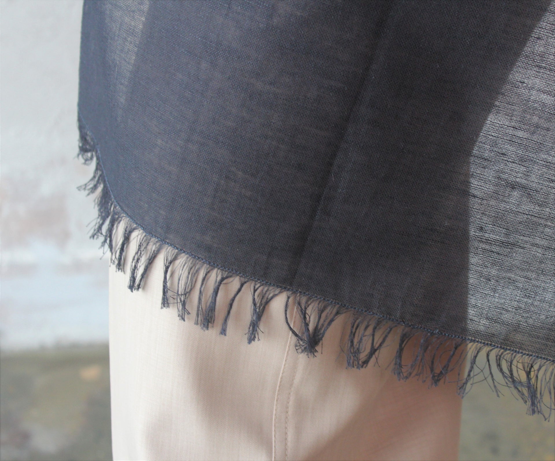 Flax Linen Scarf Wrap Shawl