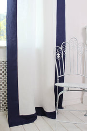 Main Color:White, Border Color:Royal Blue