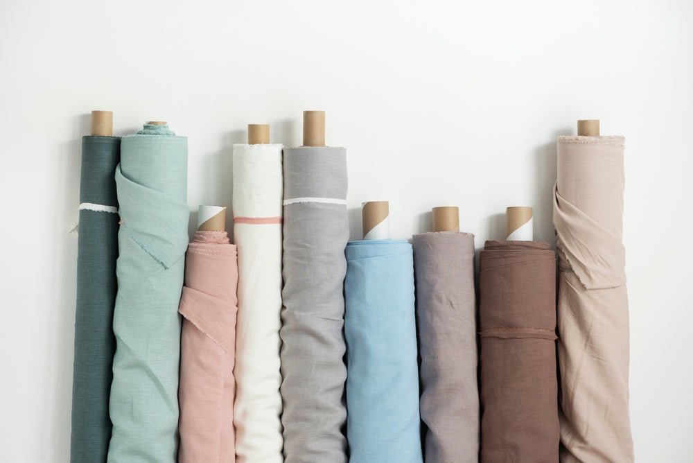 100% Natural Linen Fabric by The Yard