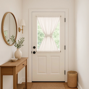 Off-white Half French Door Curtains