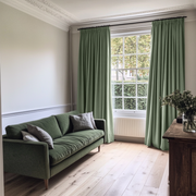 Asparagus Green Pencil Pleat Blackout Curtains