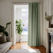 Asparagus Linen Multitape Doorway Curtain