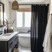 Black Shower Curtain