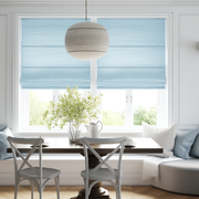 Sky Blue Roman Shades