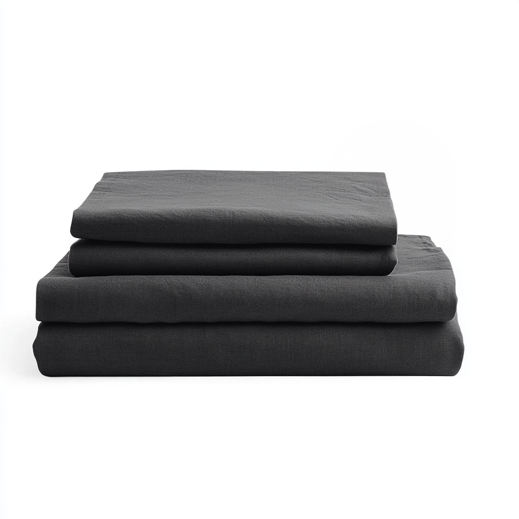 Charcoal Grey Linen Sheet Set