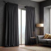 Thermal Pencil Pleat Linen Curtain