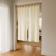 Cream Linen Noren Curtain