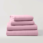 Dusty Rose Linen Sheet Set